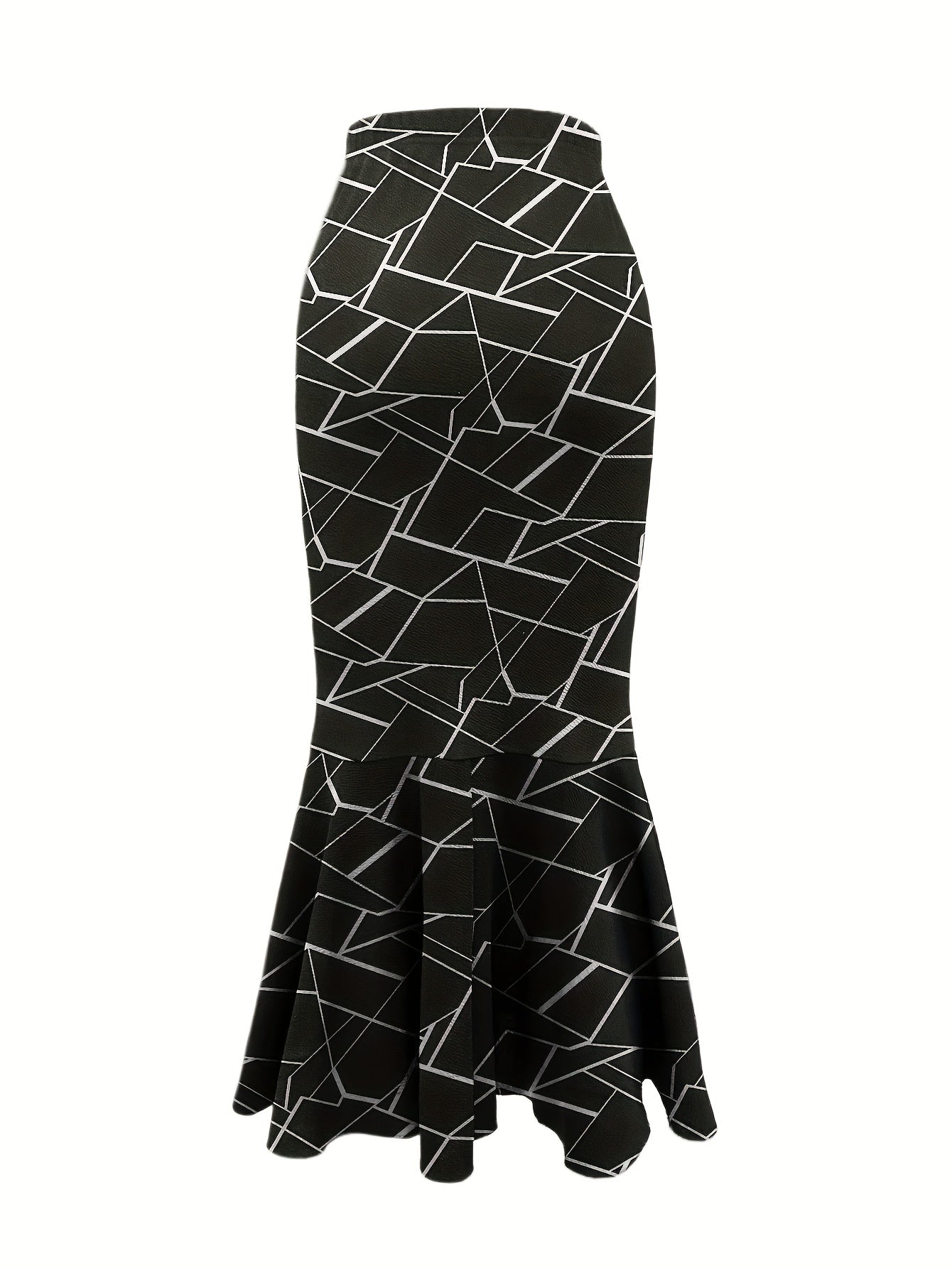 Women's Fish Tail Midi Skirt Autumn and Winter Women's Fish Tail Midi Skirt Three-Piece Set