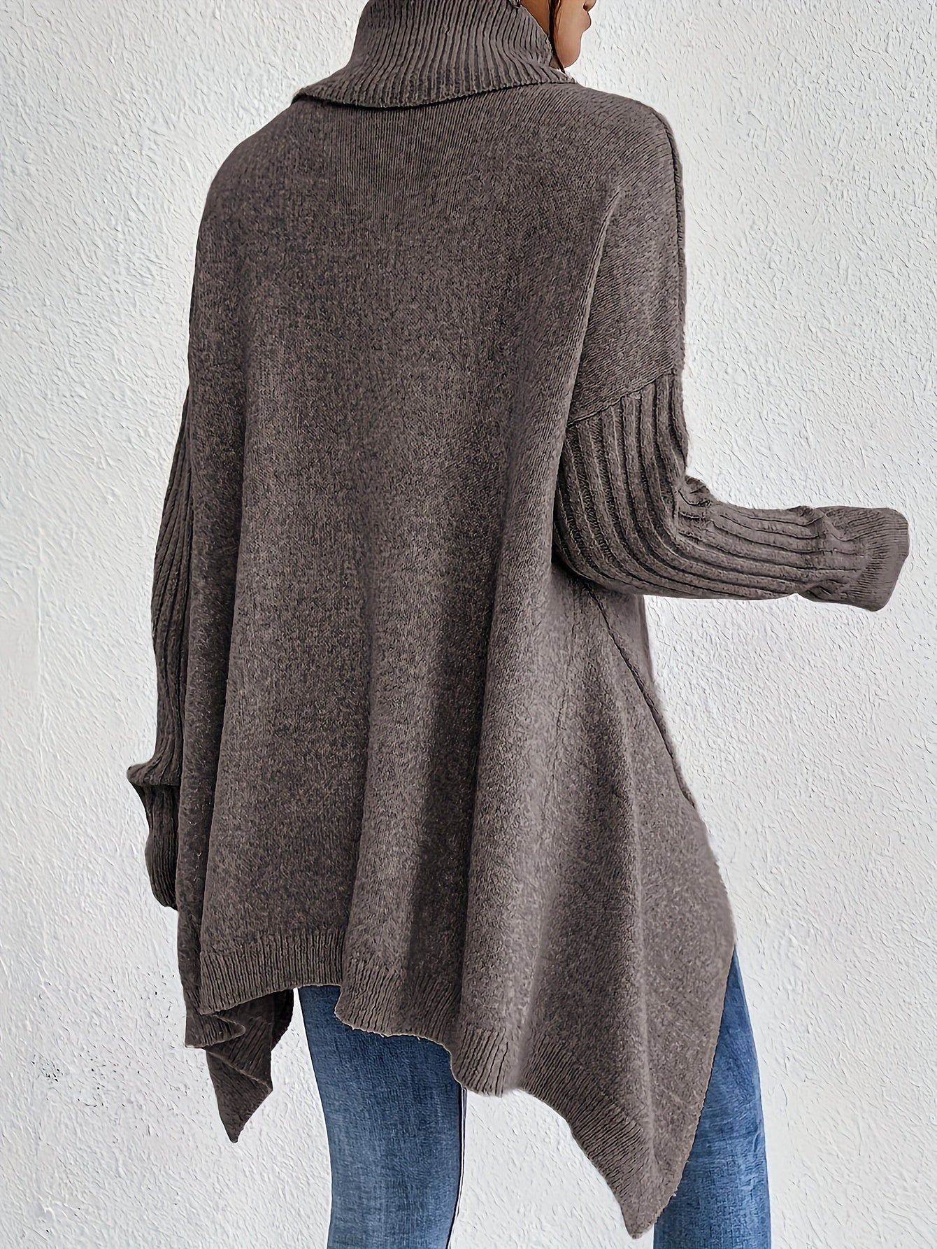 New Autumn and Winter Women's Casual Long Sleeve High Neck Pullover