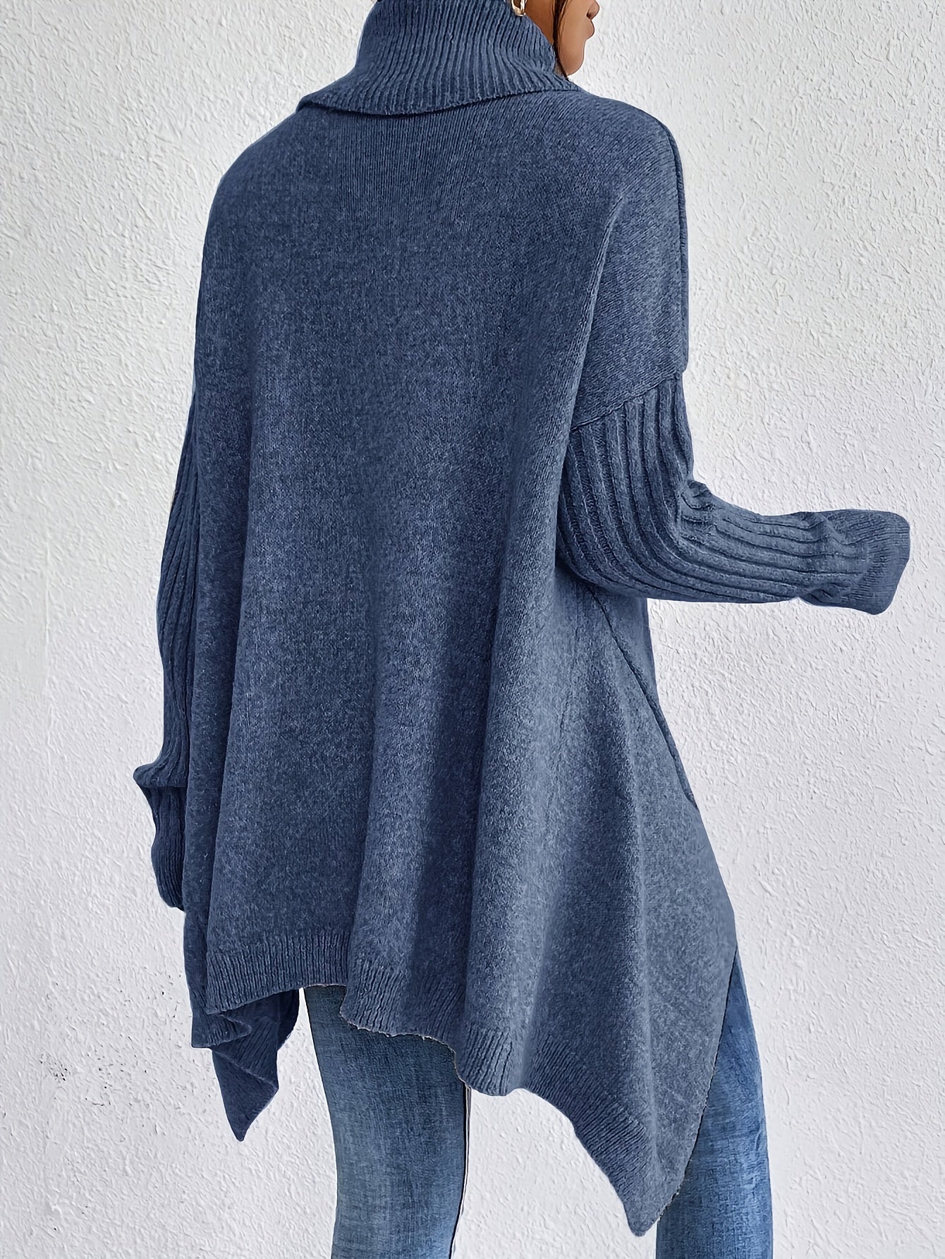 New Autumn and Winter Women's Casual Long Sleeve High Neck Pullover