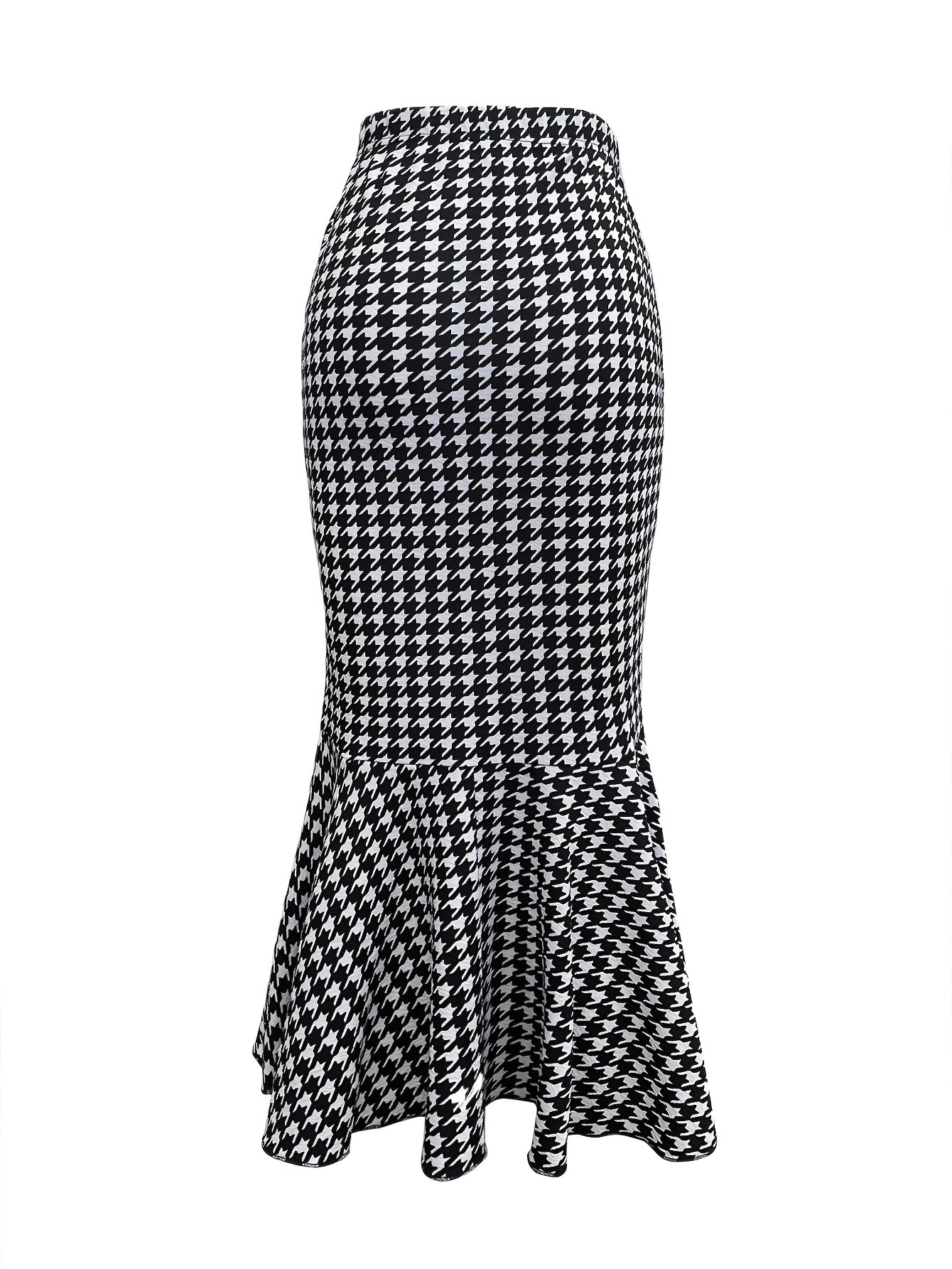 Women's Fish Tail Midi Skirt Autumn and Winter Women's Fish Tail Midi Skirt Three-Piece Set